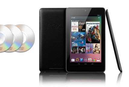 Play DVD on Asus Nexus tablet